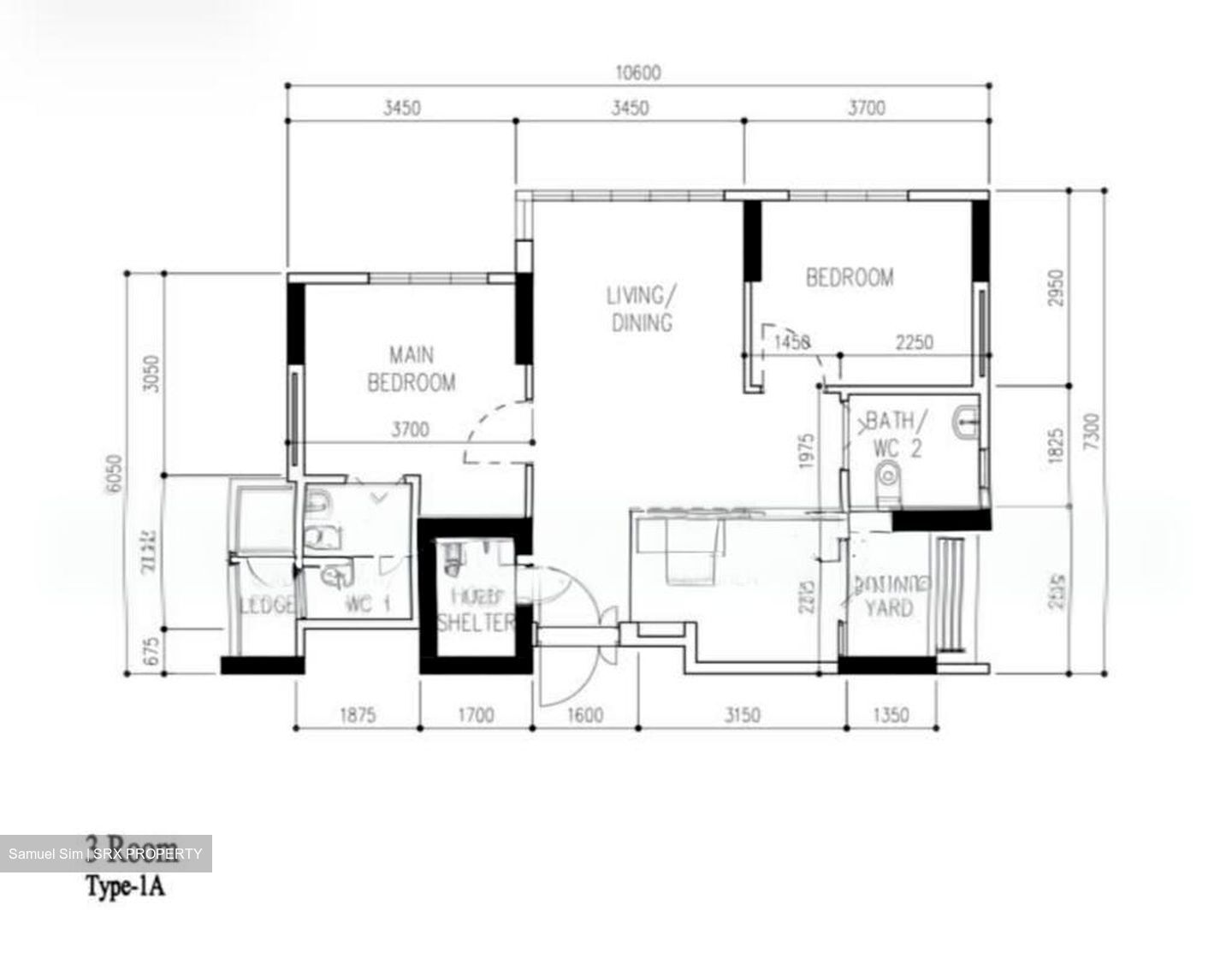 Blk 103A Alkaff Courtview (Toa Payoh), HDB 3 Rooms #566660951